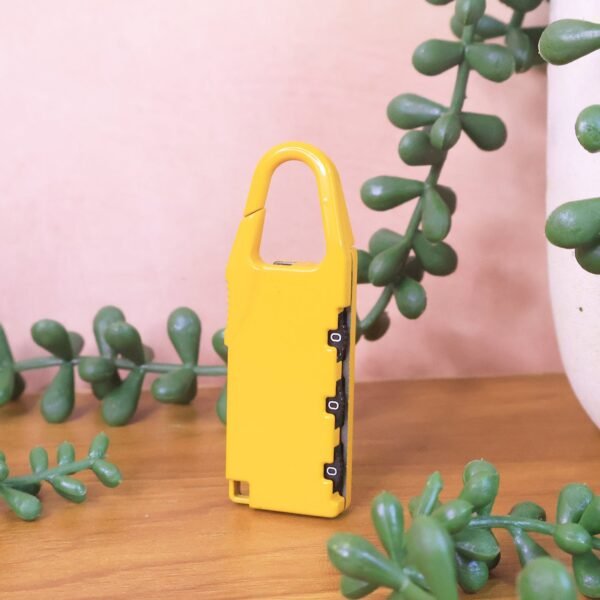 Portable 3-Digit Combination Number Lock (1 Pc)