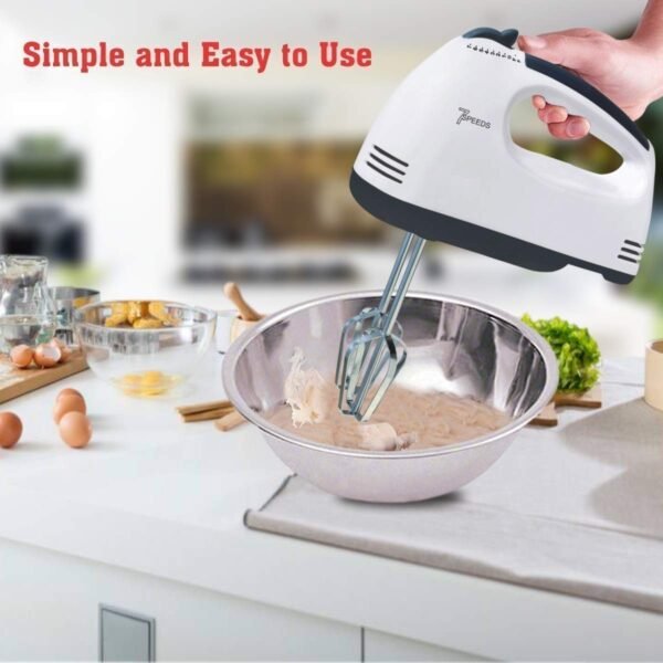 M7.jpg Compact Hand Electric Mixer / Blender for Whipping / Mixing with Attachments