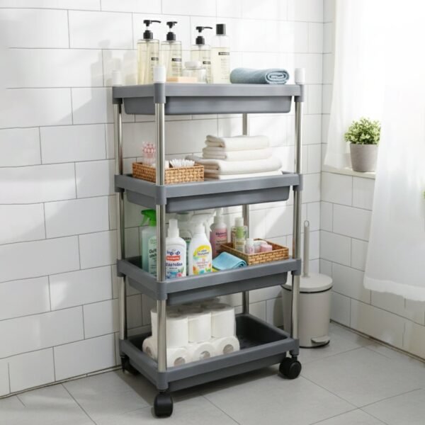 MULTIPURPOSE4RACK-03.jpg 4-Layer Rolling Storage Cart with Wheels Set