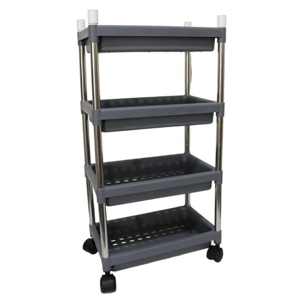 MULTIPURPOSE4RACK-04.jpg 4-Layer Rolling Storage Cart with Wheels Set