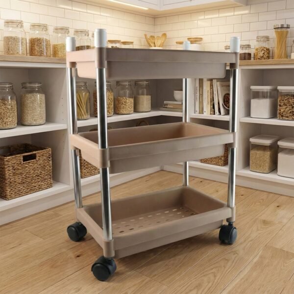 3-Layer Multipurpose Storage Trolley