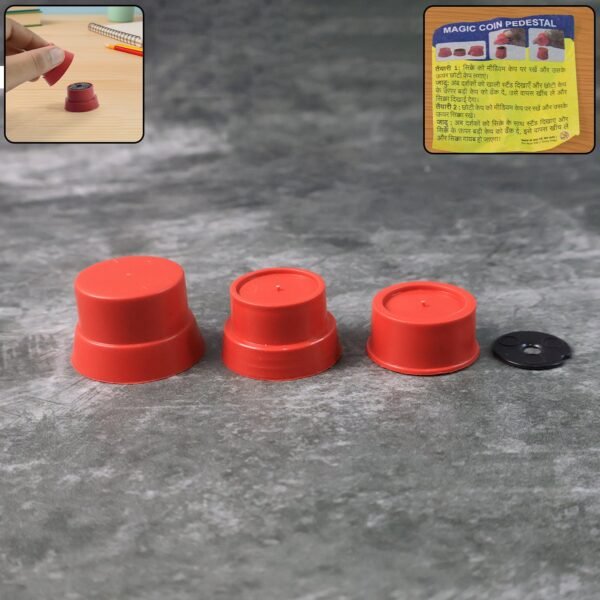 Magic Coin Pedestal Toy – Fun Illusion Trick for Kids (1 Set)