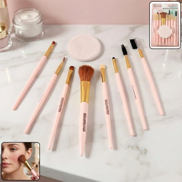 9-in-1 Professional Makeup Brush Set (1 Set)