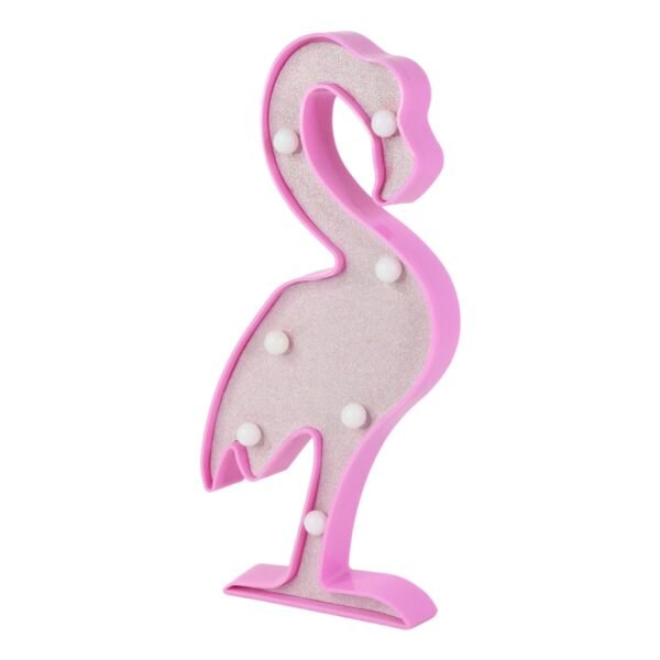 MarqueeFlamingo-04.jpg Flamingo Shape LED Decorative Night Light (1 Pc)
