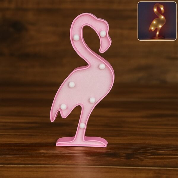 MarqueeFlamingo-WOSKU-01.jpg Flamingo Shape LED Decorative Night Light (1 Pc)