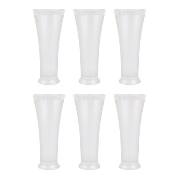 Supermom Plastic Faluda Matt Glass Set (300ML / 6 Pc)