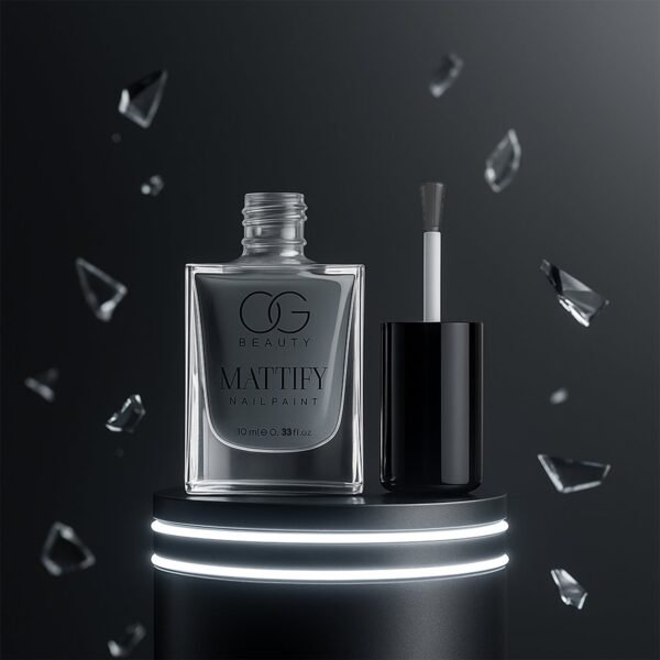 OG Beauty Calm Grey Mattify Nail Paint (10 ML / 1 Pc)