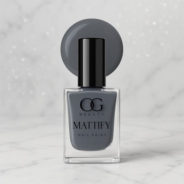 OG Beauty Calm Grey Mattify Nail Paint (10 ML / 1 Pc)