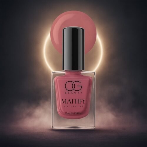 Mattify-Nail-Paint-Perfect-Pink-01.jpg OG Beauty Perfect Pink Mattify Nail Paint (10 ML / 1 Pc)