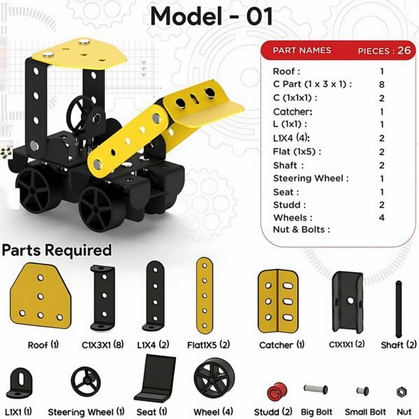 Mecharacer-01.jpg Aditi STEM Educational Mecha Racer DIY Construction Kit
