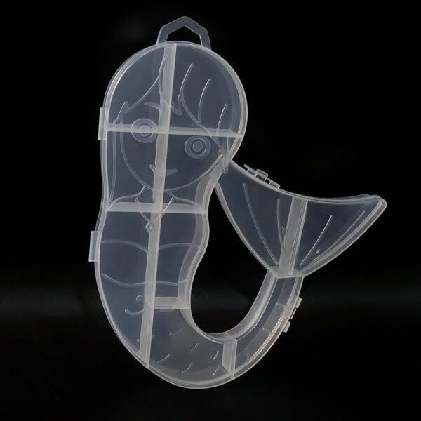 Mermaid Shape Plastic Storage Organizer Box (1 Pc)