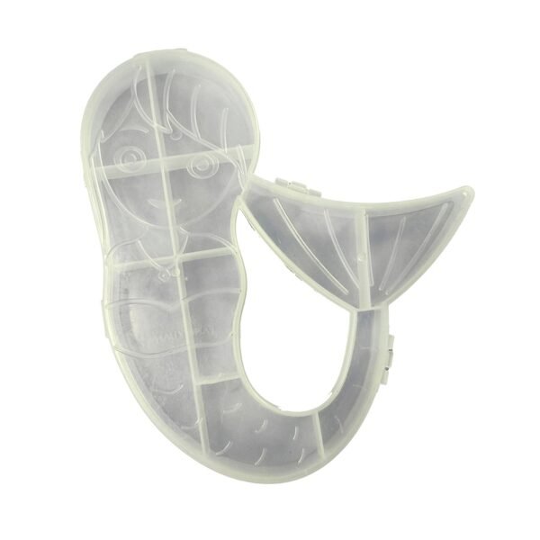 Mermaid Shape Plastic Storage Organizer Box (1 Pc)