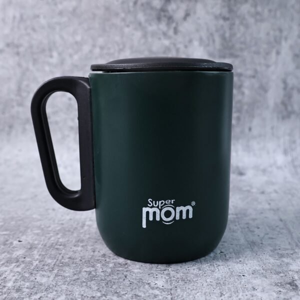 Metalic-Steel-Cup-03.jpg Supermom Metallic Stainless Steel Insulated Mug with Lid Approx 300Ml (1 Pc)