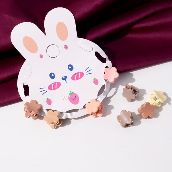 Premium Flower-Shaped Mini Hair Claw Clip Set