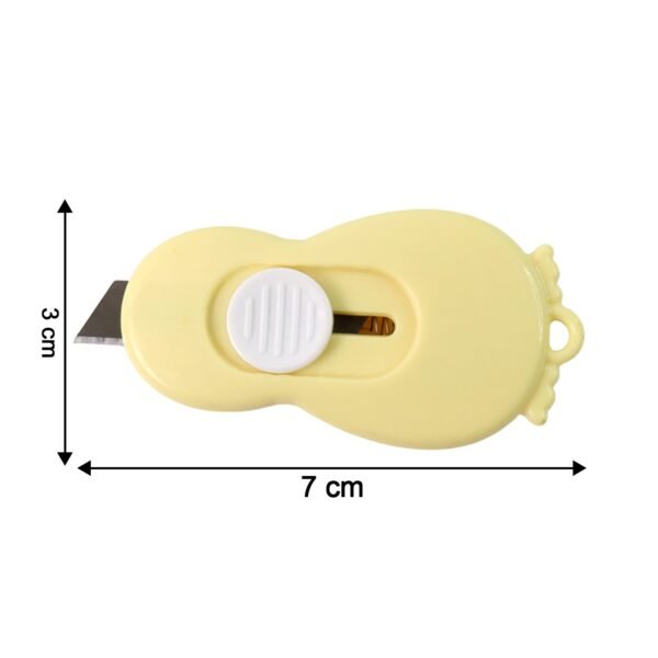 Mini-Cutter-06.jpg Compact Mini Safety Cutter with Retractable Blade - (1 Pc)