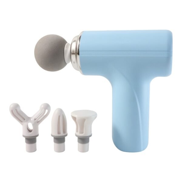 Mini-Massager-Gun-05.jpg Electric Vibrating Massage Gun with Multiple Interchangeable Heads