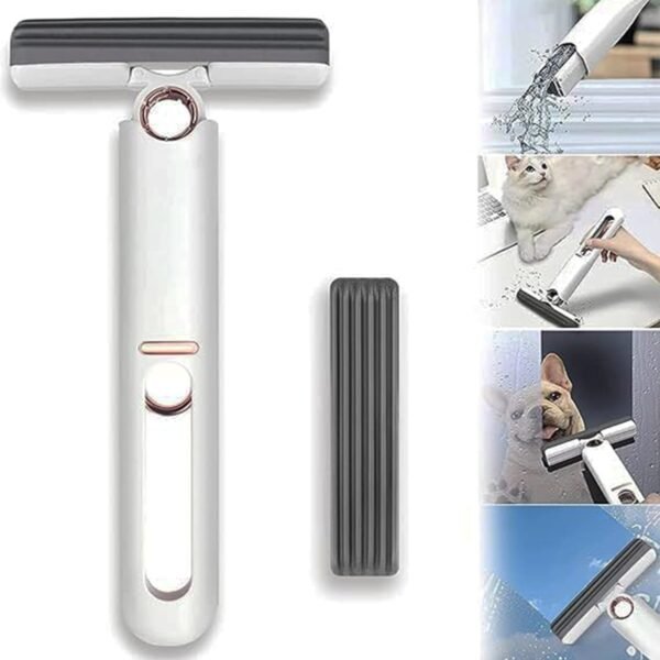 Portable Self-Squeeze Mini Mop – Strong Absorbent Mop for Bathroom & Kitchen