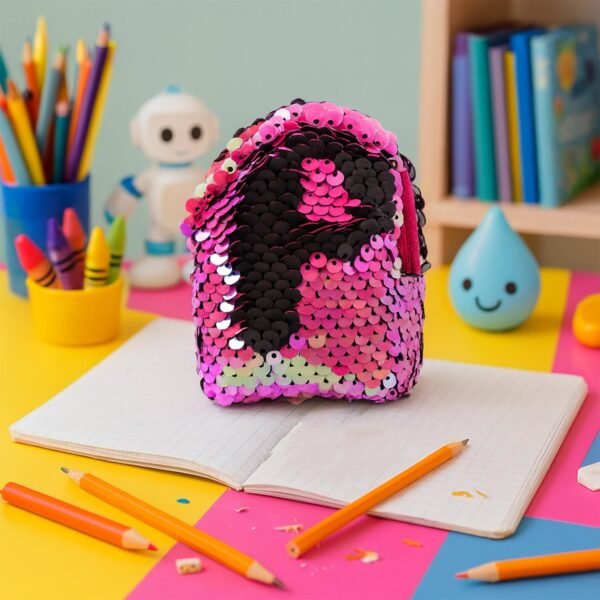 Mini Sequin Backpack Pouch - (1 Pc)