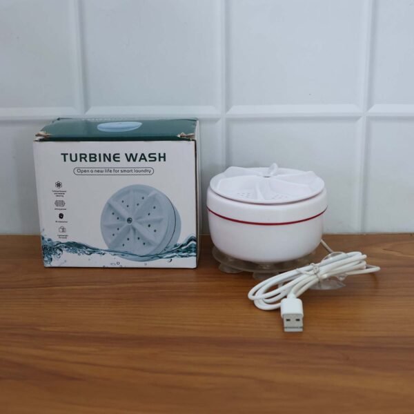 Mini Turbo Washing Machine – Portable USB Washer for Home & Small Spaces