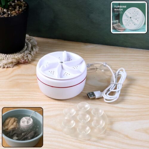 Mini Turbo Washing Machine – Portable USB Washer for Home & Small Spaces