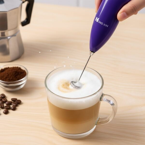Mixer-Frother-03.jpg Handheld Mixing & Frothing Blender for Coffee, Milk, Tea (1 Pc)