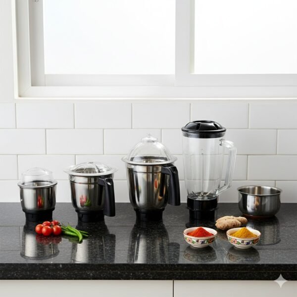 Orbit Heavy Duty 1 hp (746) Watts Mixer Grinder with 4 Multipurpose Jars