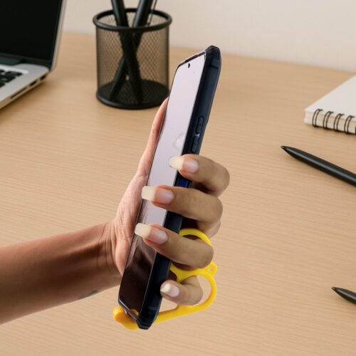 Mobile-Phone-Grip-Holder-04.jpg Plastic Hand Mobile Stand (Mix Color / 50 Pc)