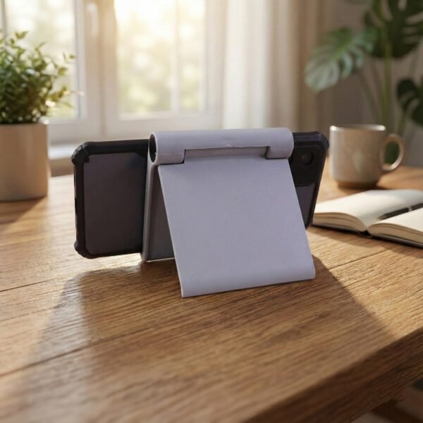 Plastic Foldable Desktop Mobile Stand (1 Pc)
