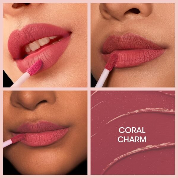 OG Beauty Coral Charm Moisture Lock Liquid Lipstick (4.5 ML / 1 Pc)