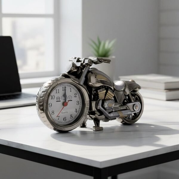 Motorcycle-Alarm-Clock-07.jpg Motorcycle Alarm Clock, Motor Table Clock for Home Decor (1 Pc)