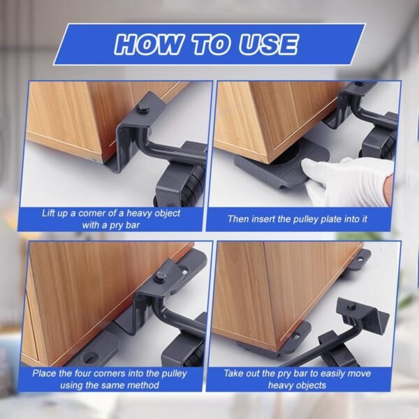 MovingSlides-06.jpg Heavy Duty Furniture Lifter and Moving Tool Set