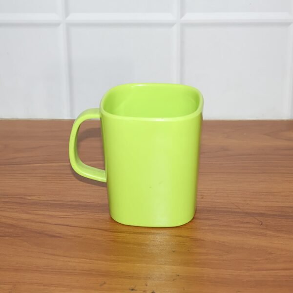 Square Melamine Mug – Premium Durable Lightweight Cup (1 Pc)