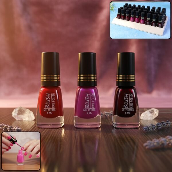 Nail-Colour-01.jpg Premium Blush Nail Polish (1 Pc, Mix Color, 6 ml)