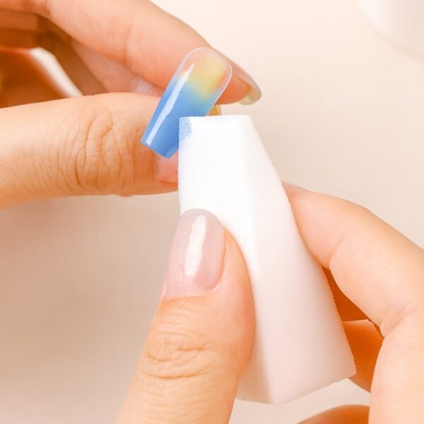 10 Pcs Nail Buffer Blocks – Professional Manicure & Pedicure Nail Polishing Sponge