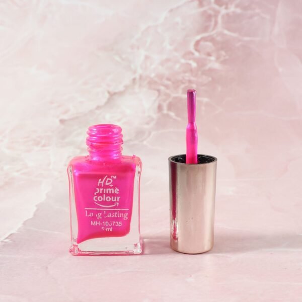 Long-Lasting Glossy Nail Colour for Women (5 ML, Mix Color, 1 Pc)