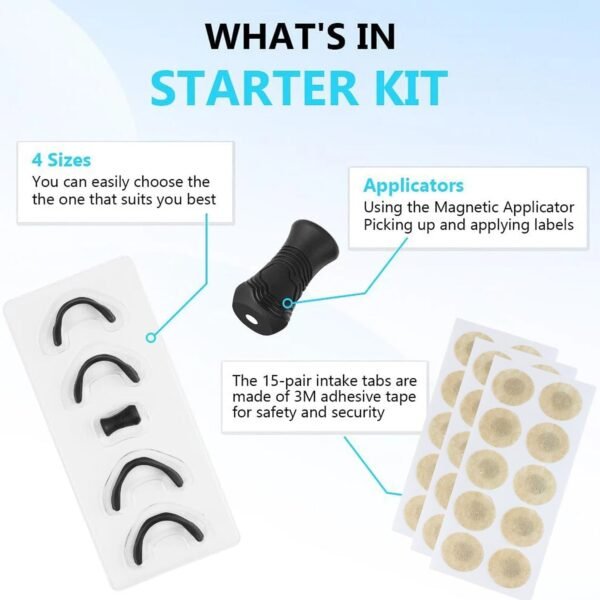 Nasal Strip Starter Kit - Boost Oxygen Intake, Reduce Snoring (1 Set)