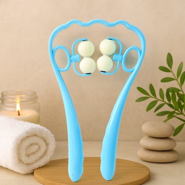 Premium Dual Roller Neck and Shoulder Massager (1 Pc)