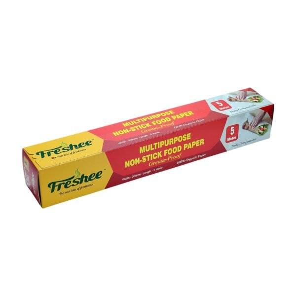 Freshee Multipurpose Grease-Proof & Non-Stick Food Paper Roll — 300 mm × 5 meter