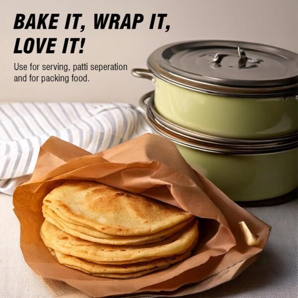 Freshee Nature’s Brown Non-Stick Food Paper 18 Meter + 2 Meter Free (Total 20 Meter)