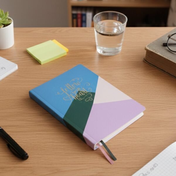 Notebook-05.jpg Hardcover Ruled Notebook, Diary & 200 Pages 21x15 cm (1 Pc)