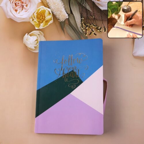 Notebook-WOSKU-01.jpg Hardcover Ruled Notebook, Diary & 200 Pages 21x15 cm (1 Pc)