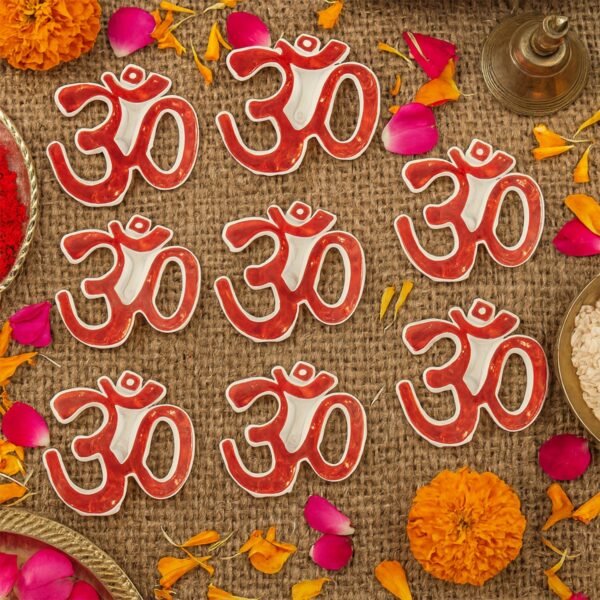Traditional Decorative “Om” Sticker - (Set)