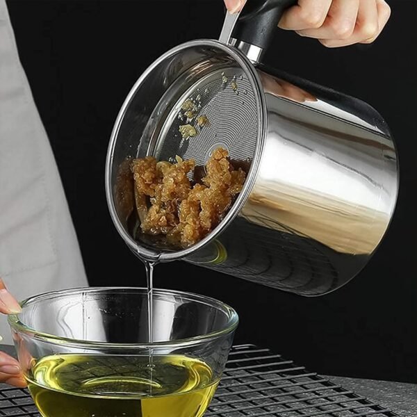 Oil-Strainer-Pot-04_57753e15-20dd-46b5-a419-1f039d9aee53.jpg Premium Stainless Steel Oil Filter Pot (1.3 Ltr)