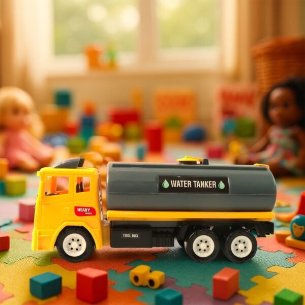 OilTanker-03.jpg Funwoods Water Tanker Toy Truck - (1 Pc)