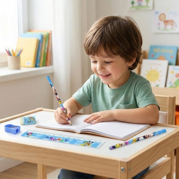 PVCBagsKids-03.jpg Kids 5 in 1 Stationery Kit with Cartoon Style Carry Bag