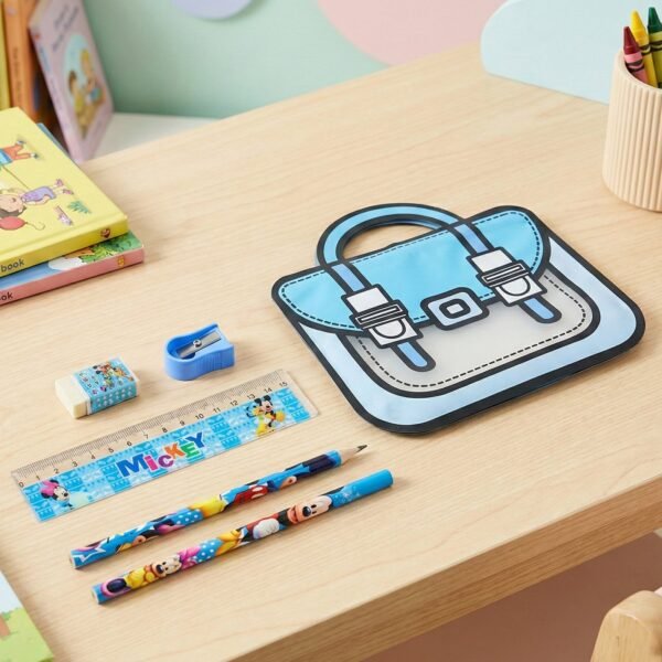 PVCBagsKids-06.jpg Kids 5 in 1 Stationery Kit with Cartoon Style Carry Bag
