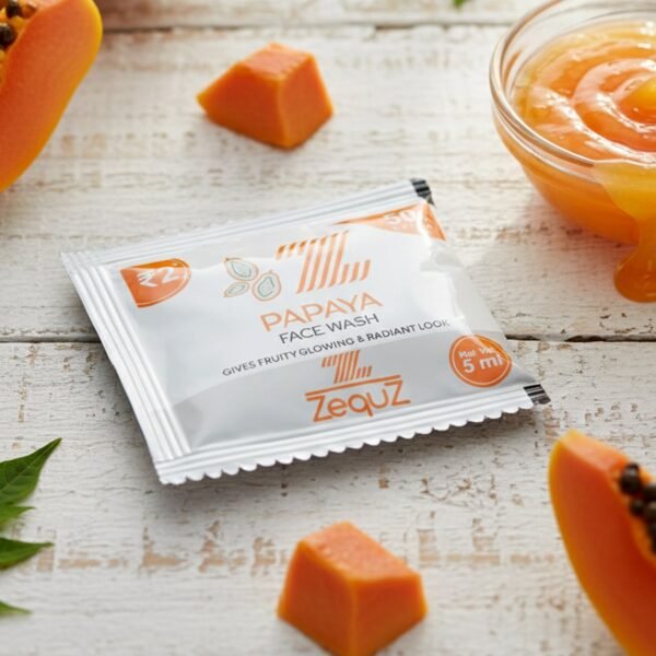 Zequz Papaya Face Wash Sachet (5 ML / 1 Pc)
