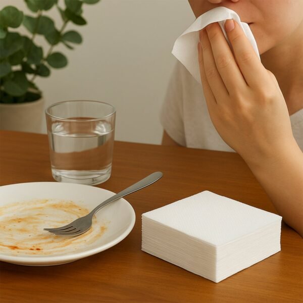 Paper-Napkins-09.jpg Soft & Absorbent Disposable Tissue Paper / Napkins Set (50 Pc)