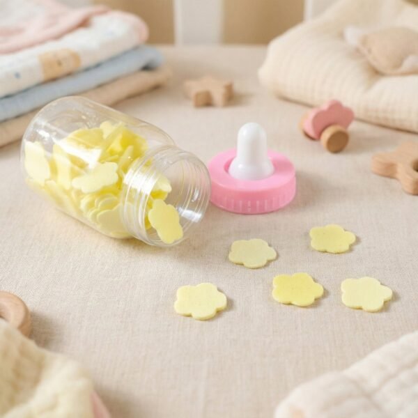 Paper-Soap-03.jpg Portable Baby Bottle Shape Hand Wash Soap Paper Sheets Set (1 Set)