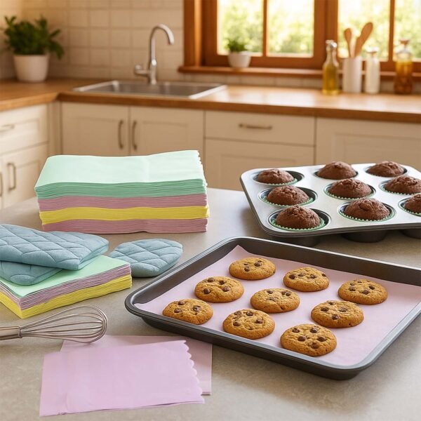 PaperNapkins-05_eea34867-7ad3-4d9a-8369-a7ed8dcb915e.jpg Multicolor Decorative Baking Paper Sheets (38 x 33 Cm / 200 Pc)